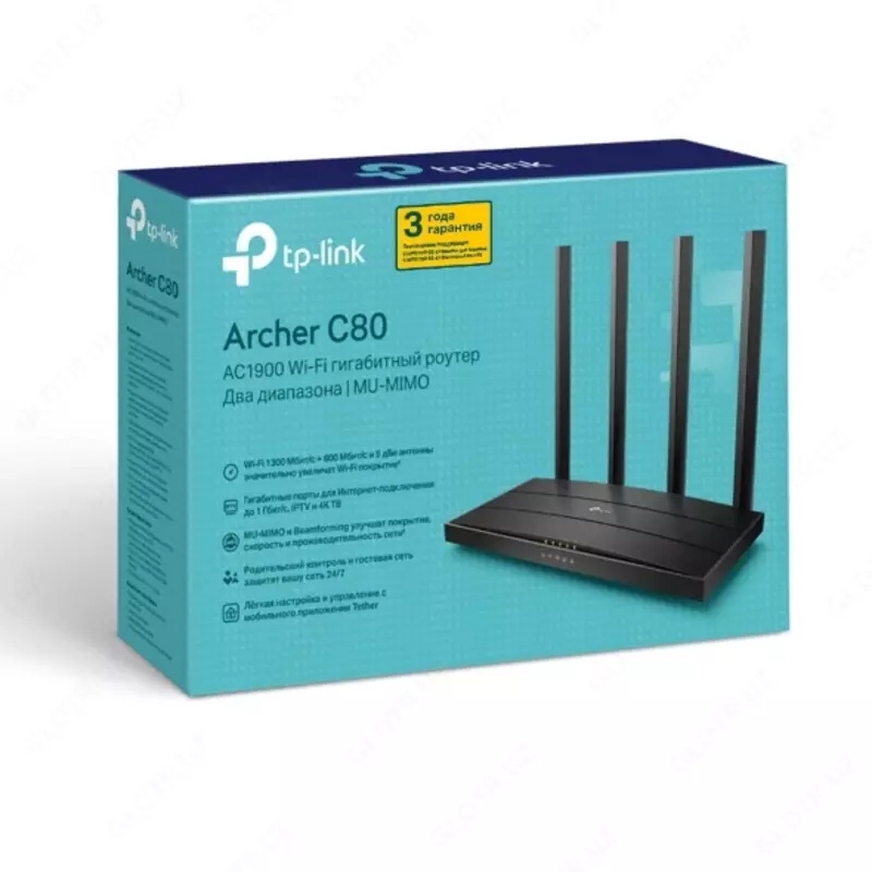 Wi-Fi роутер TP-LINK Archer C80 - от {0} сум