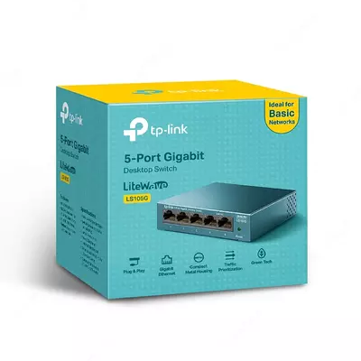 TP-Link LS105G 5 portli ish stoli kaliti - 251 227.8 so'm / dona