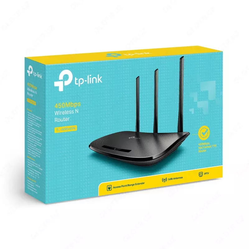 Роутер Wi-Fi Wan/Lan TP-Link TL-WR940N - от {0} сум