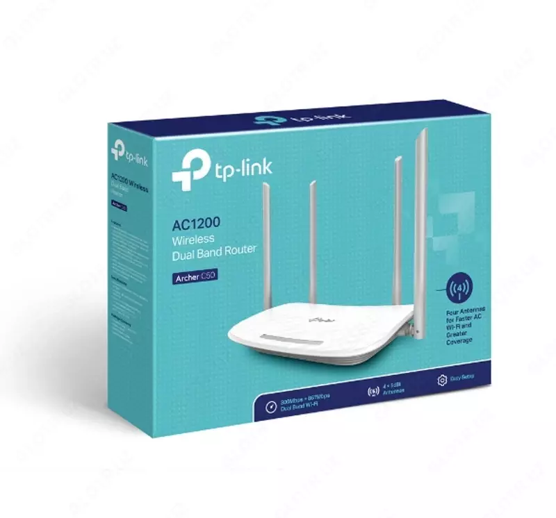 Роутер Wi-Fi Wan/Lan TP-Link Archer C50/AC1200