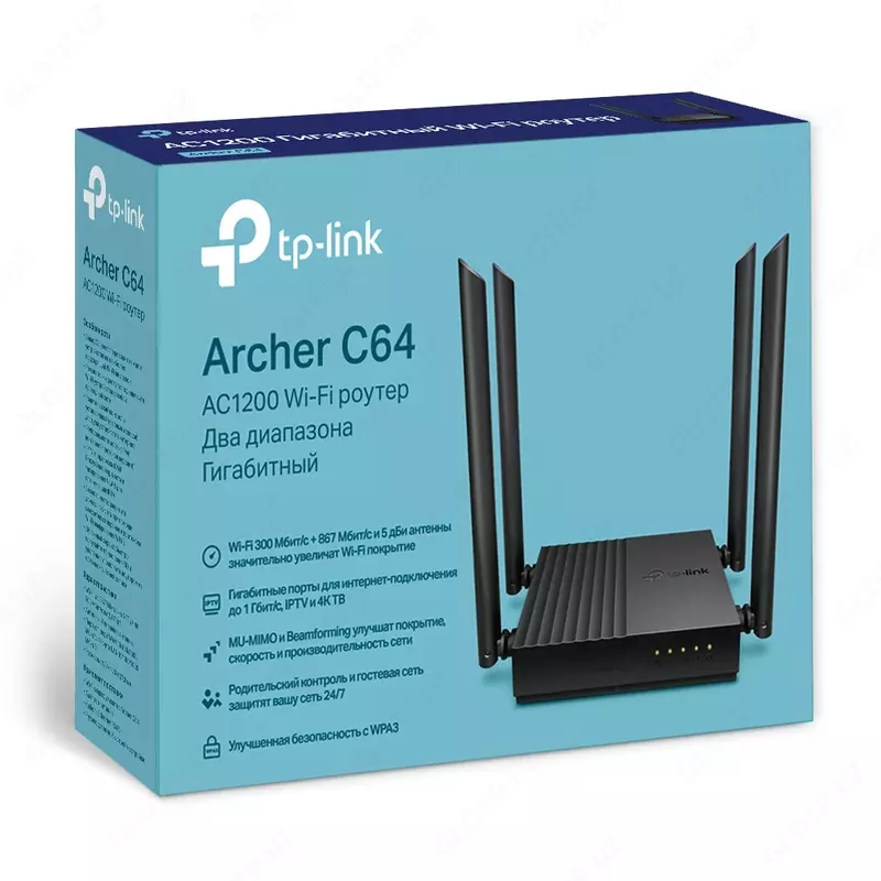 Router Wi-Fi Wan/Lan TP-Link Archer C64