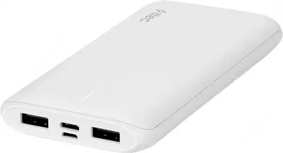 Батарея универсальная Ttec 10000mAh PowerSlim Duo White (2BB163B)