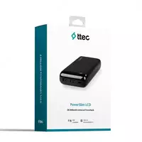 Универсальная мобильная батарея Ttec 20000mAh PowerSlim Black (2BB184S)