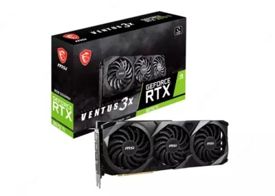 Видеокарта MSI GeForce RTX 3070 Ti VENTUS 3X OC [RTX 3070 Ti VENTUS 3X 8G OC] - 11 912 380 сум / шт.