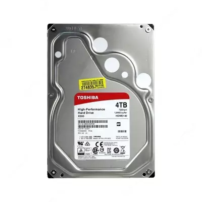 HDD 4TB Toshiba 7200 Original BOX - 1 548 609.4 сум / шт.
