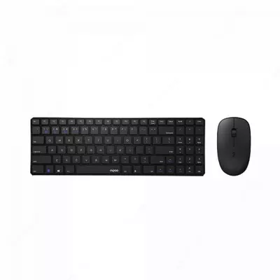 Беспроводной набор Клавиатура Rapoo 9350M Black