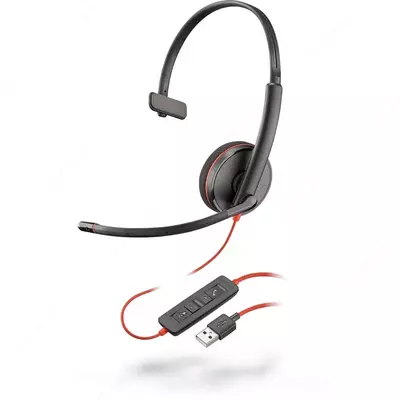 КОМПЬЮТЕРНАЯ ГАРНИТУРА PLANTRONICS BLACKWIRE 3210 USB-A