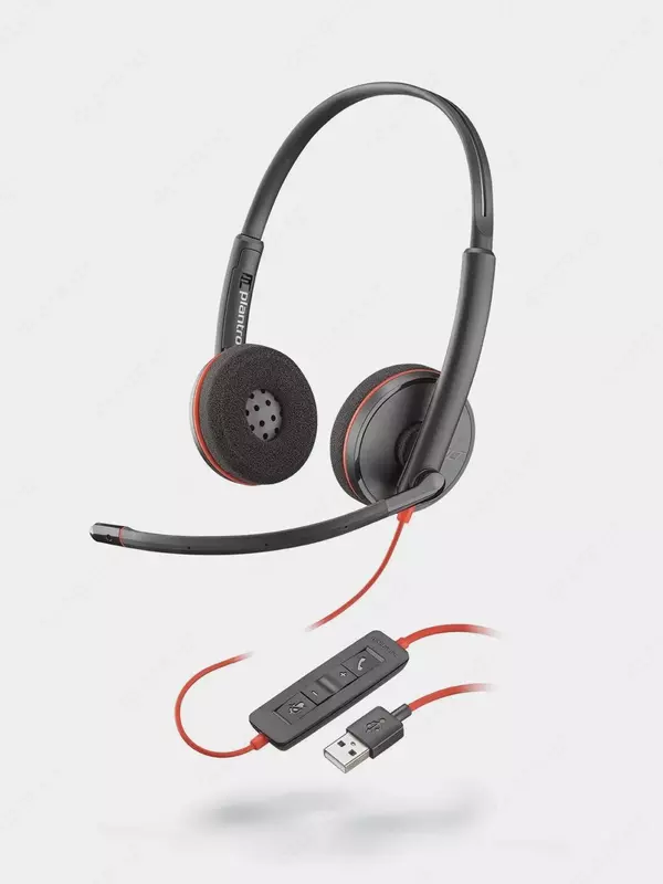 Проводная USB стереогарнитура Plantronics BLACKWIRE C3220 USB-A