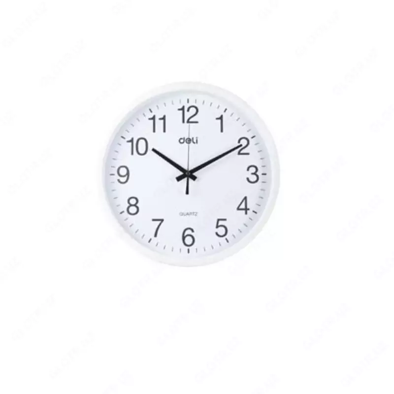 Часы настенные круглые (белый)