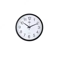 Часы настенные круглые (черные) диаметр 36