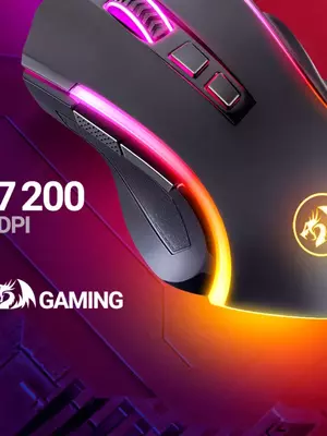 Мышка игровая проводная для компьютера Griffin 7200 dpi