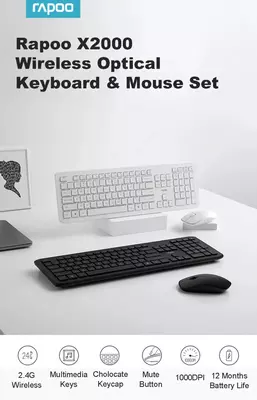 Беспроводной набор Rapoo X2000 клавиатура и мышь