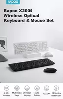 Беспроводной набор Rapoo X2000 клавиатура и мышь