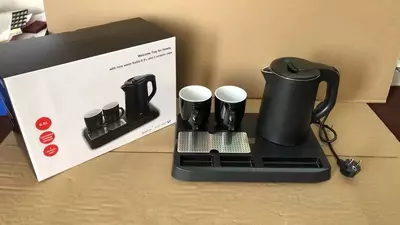 Чайный набор для гостиничных номеров.
