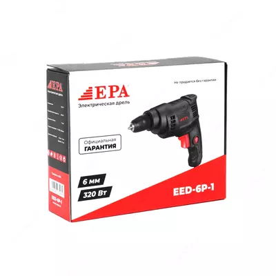 Дрель электрическая (безударная) "EPA" EED-6P-1, 320 Вт, 220В