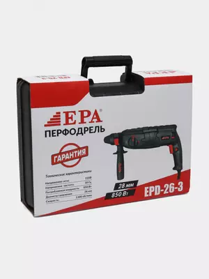 "EPA" elektr burg'usi EPD-26-3, 850 Vt, 220 V, SDS+
