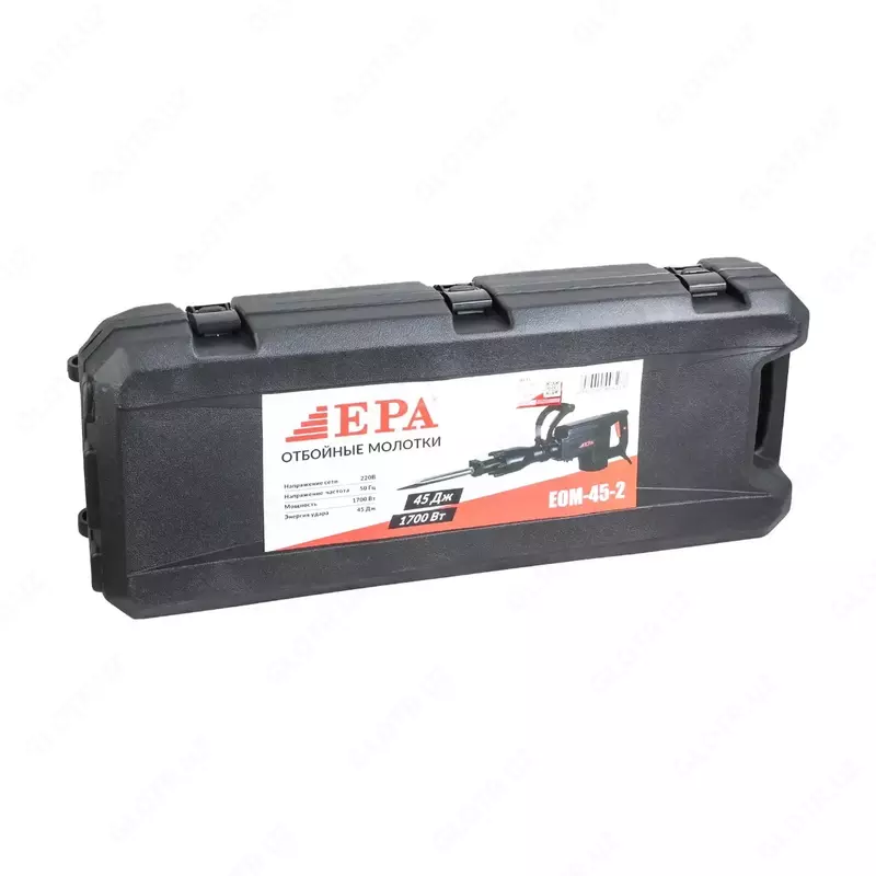 Электрический отбойный молоток "EPA" EOM-45-2, 1700 Вт, 220В, HEX-30
