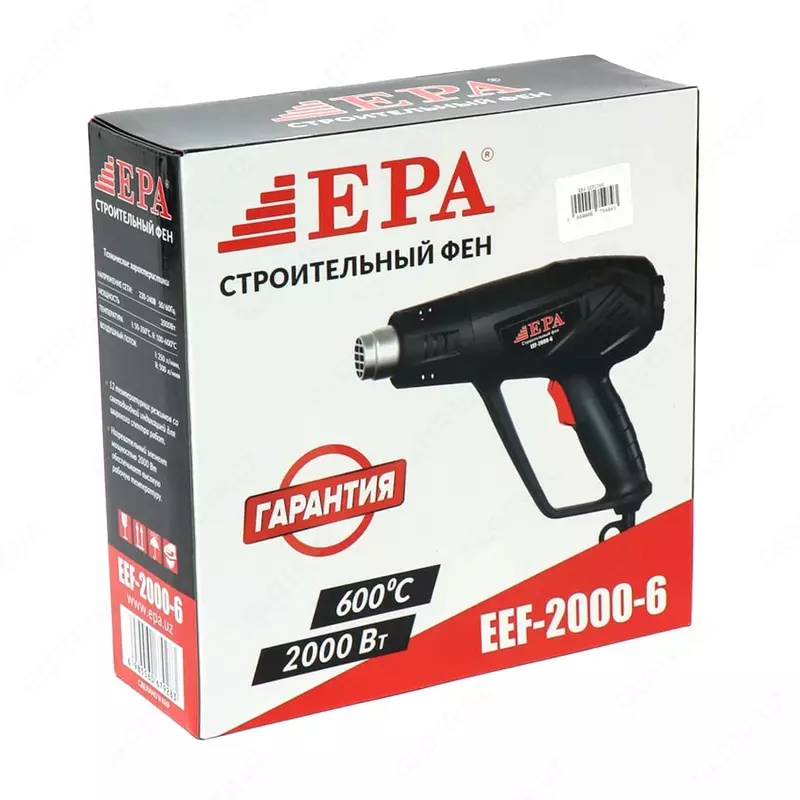 Электрический промышленный фен "EPA" EEF-2000-6, 2000 Вт