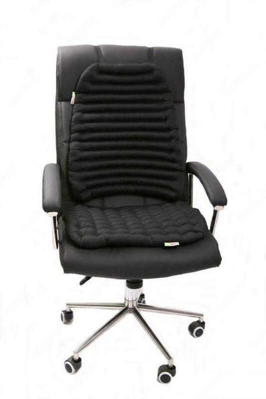Ортопедический чехол для офисного кресла (черный) - по запросу