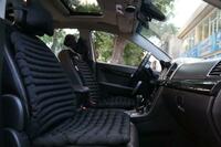 Ортопедический чехол для автосидения (черный)