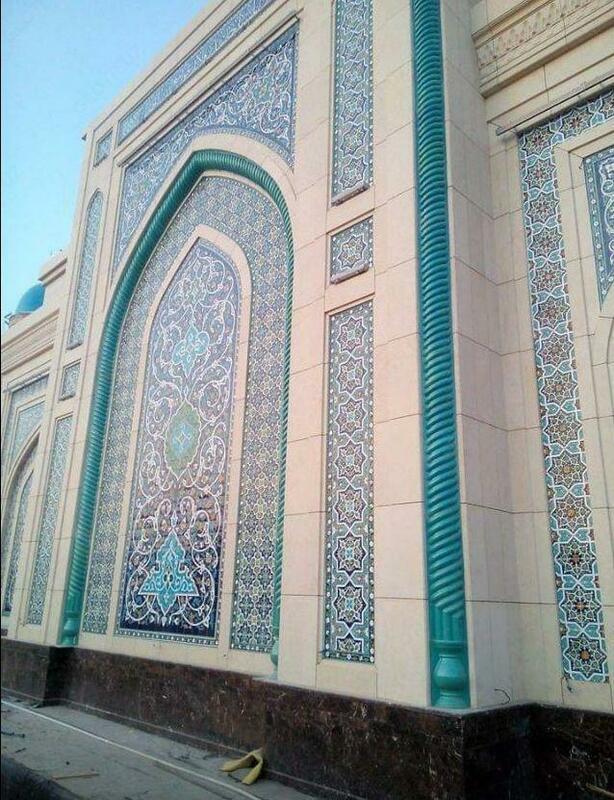 керамическая плитка для фасада 001