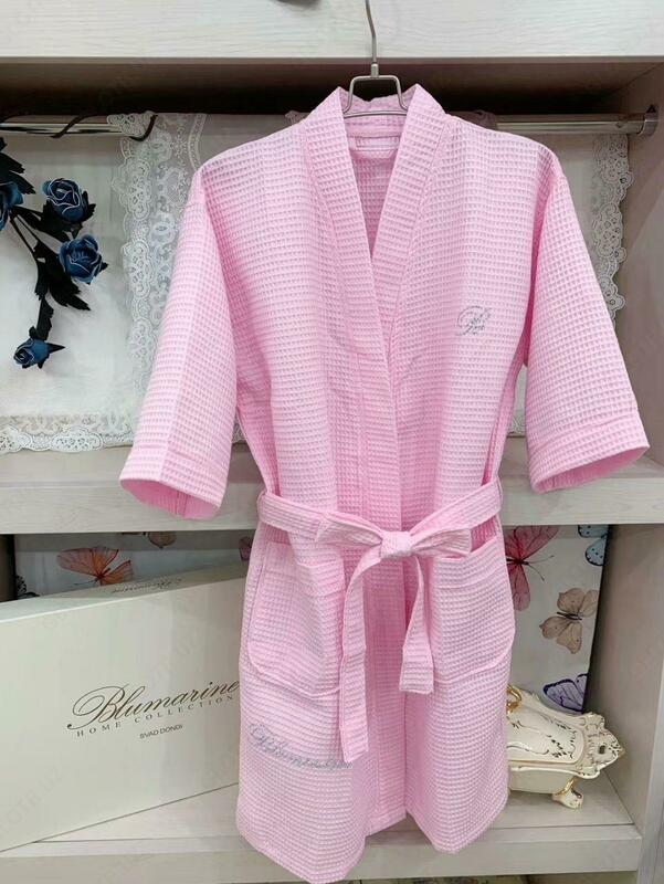 Blumarin ayollar vafli ko'ylagi (pushti)