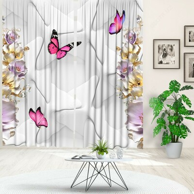 Шторы с принтом