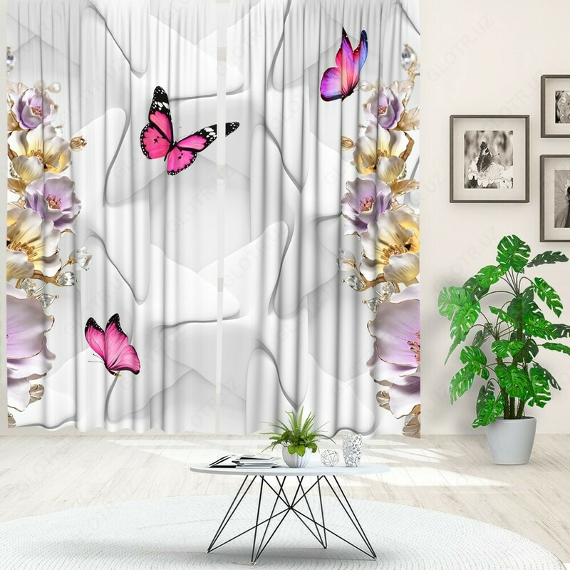 Шторы с принтом 720 000 сум - WILLMODA