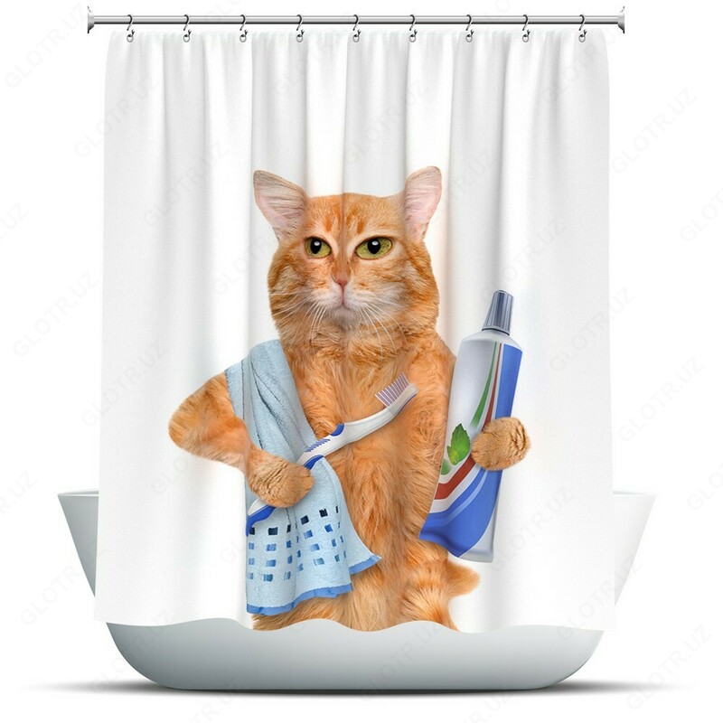 Водоотталкивающие шторы с красочным принтом для ванной комнаты. Willmoda