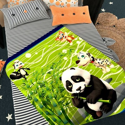 Мягкий флисовый плед