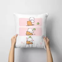 Подушки с принтом мишек для дома WILLMODA