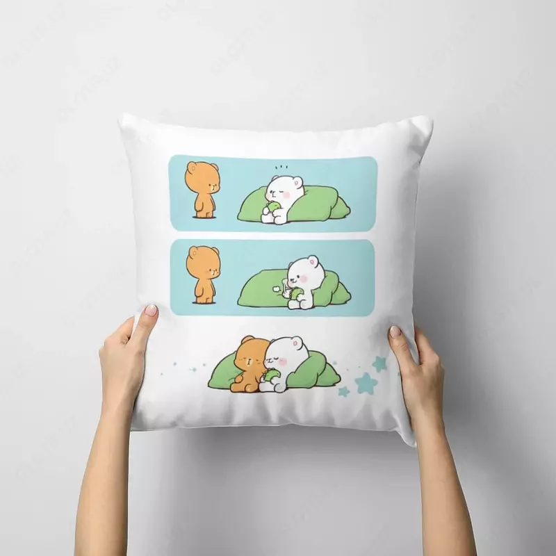 Подушки с принтом мишек для дома - WILLMODA
