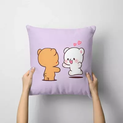 Подушки с принтом мишек для дома