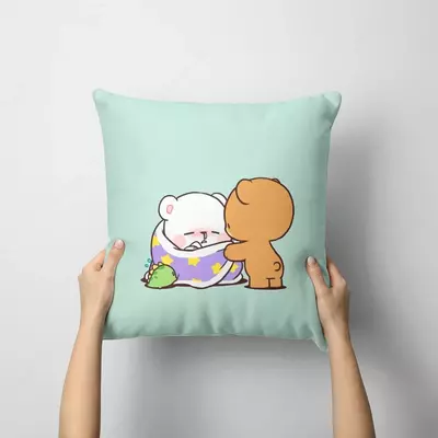 Подушки с принтом мишек для дома