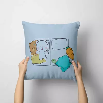 Подушки с принтом мишек для дома