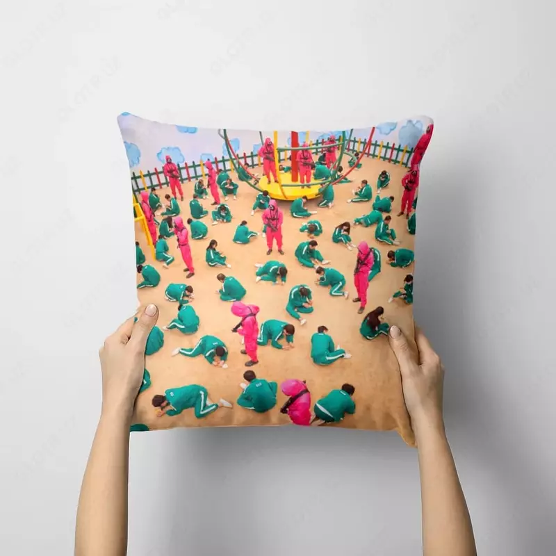 от {0} сум Подушка для поклонников сериала Игра в кальмара