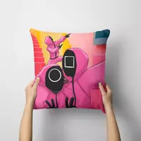 Подушка для поклонников сериала Игра в кальмара Оптом и розница