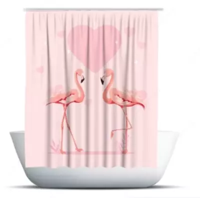 Водоотталкивающие шторы с красочным принтом для ванной комнаты. Willmoda - WILLMODA