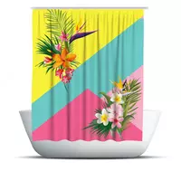 Водоотталкивающие шторы с красочным принтом для ванной комнаты. Willmoda - Шторки для ванной