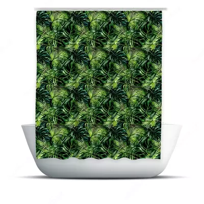 Водоотталкивающие шторы с красочным принтом для ванной комнаты. Willmoda