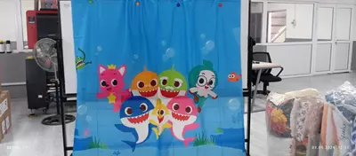 Водоотталкивающие шторы с красочным принтом для ванной комнаты. Willmoda