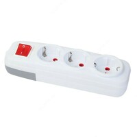 Колодка 3 с заземлением и выключателем Du-52 PELE - 20 457.1 сум