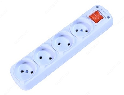 Колодка 4 с выключателем Du-57