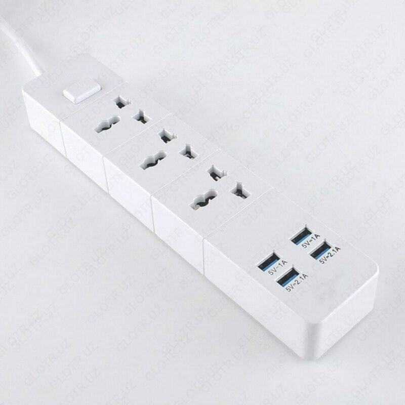 Колодка 4 с USB Du-58 - 37 205.6 сум