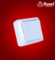 Наружный одноклавишный выключатель Dusel Du-14