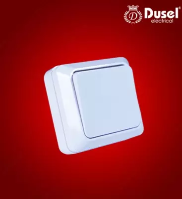 Наружный одноклавишный выключатель Dusel Du-14