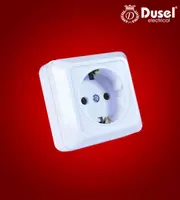 Розетка одноместная Dusel Du-27
