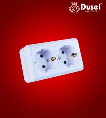 Розетка двухместная Dusel Du-46 - Цена по запросу