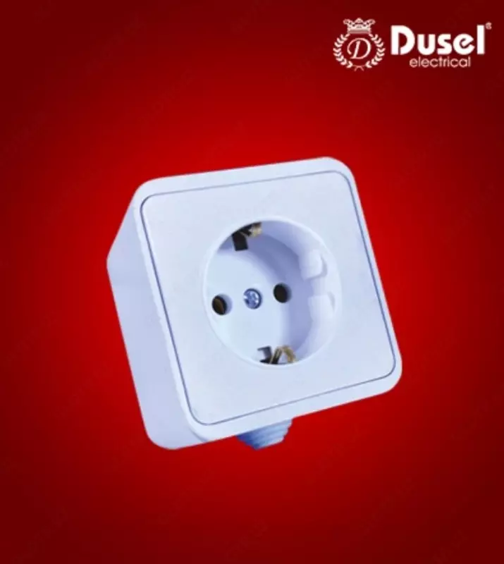 Розетка одноместная Dusel Du-54