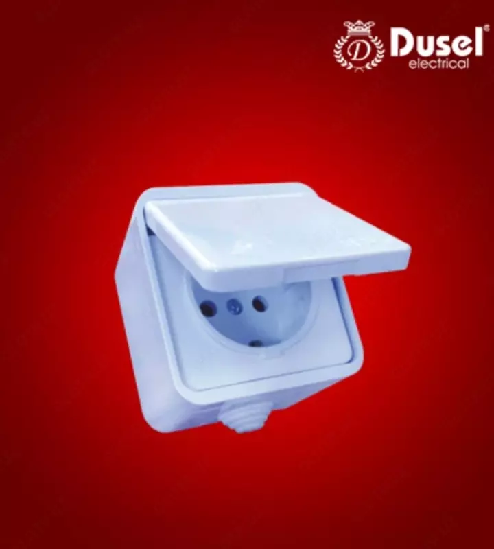 Розетка одноместная Dusel Du-55
